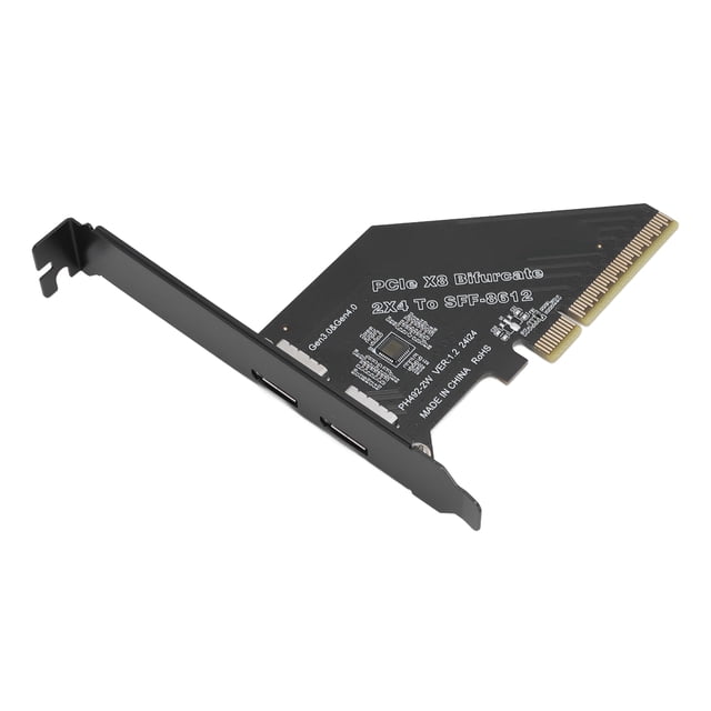 Tarjeta PCIe 4.0 x8 a Oculink, Conexión Estable SFF 8612 Adaptador Enchufe y Juega Altamle Compatible para nvme SSD GPU EGPU
