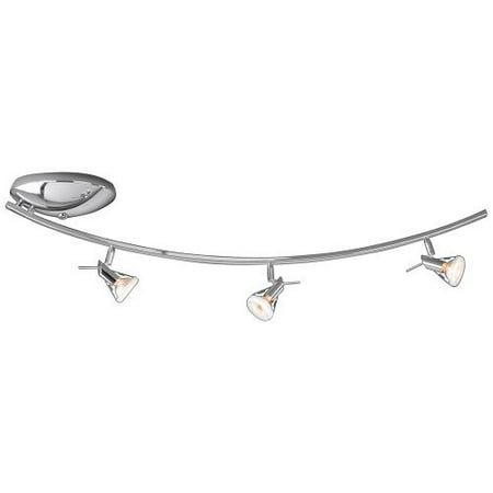 Three Light Directional Rail Access Lighting 63023ET-MC 3 Light Versahl Spotlight Offset Directional Spot Light ()