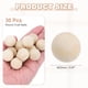 thumbnail image 2 of Paquete de 30 Bolas de Madera, Bolas de Madera Sin Terminar de 22mm, Esferas Redondas de Madera Dura Sólida de Abeto Natural para Manualidades, Adornos de Navidad, Fabricación de Joyería, 2 of 6