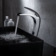 thumbnail image 2 of Grifo Monomando Llave Para Lavabo Fregadero Baño Lujo Plata, 2 of 5
