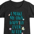 thumbnail image 3 of Disney Princess - Make My Own Happily Ever After - Toddler & Youth Girls Short Sleeve T-Shirt, 3 of 5