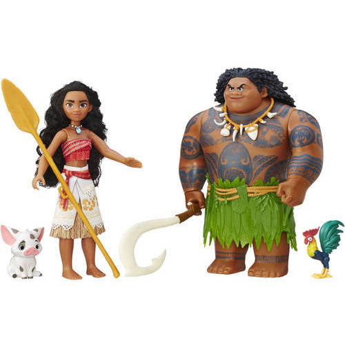Kids Birthday Gifts Moana Princess Adventure Characters Action Figure Doll Toys