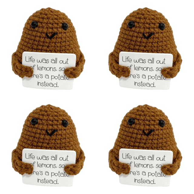 Muñeca Patata Divertida y Tejer Lana Positiva (Patata - Serie L)