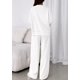 thumbnail image 4 of Conjunto Deportivo PRETTYGARDEN Sudadera y Pantalones Anchos Blanco M, 4 of 8