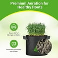 thumbnail image 5 of 7-Pack 3 Gallon Plant Grow Bags Heavy Duty Thickened Nonwoven Fabric Pots with Handles, 5 of 7