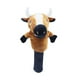 thumbnail image 3 of Funda de cabeza de golf con forma de animal, regalo, divertidos accesorios de dibujos animados para madera de calle, peluche de golf vaca, 3 of 9