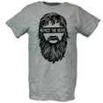thumbnail image 5 of Daniel Bryan Respect the Beard Mens Gray T-shirt 4XL, 5 of 6