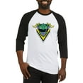 thumbnail image 1 of CafePress - Power Rangers Green Ranger Zz - Cotton Baseball Jersey, 3/4 Raglan Sleeve Shirt, 1 of 1