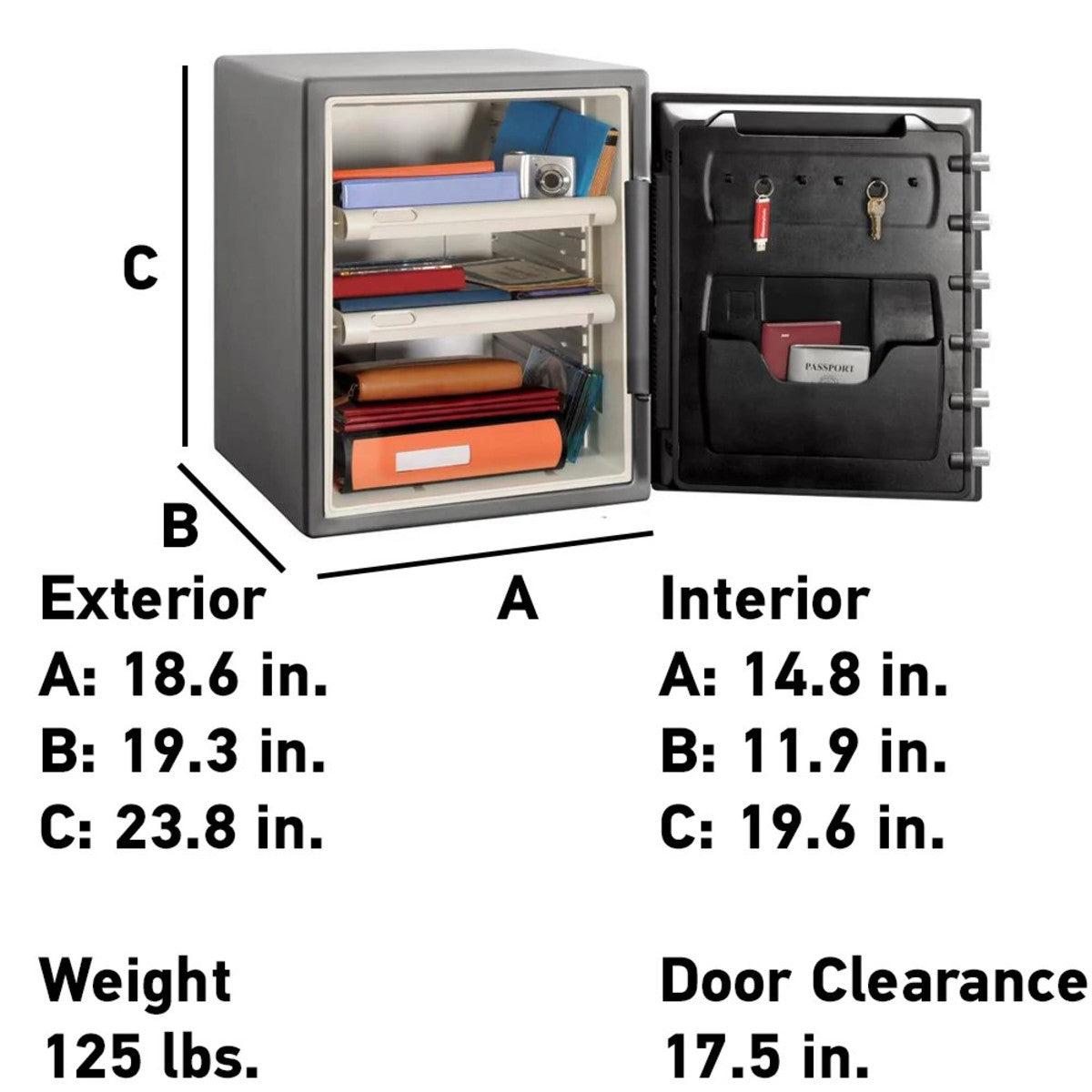 SentrySafe SF205CV Fire Resistant Safe with Combination photo 7