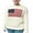 White1, variant on Baby Sweetie Women's American Flag Print Sweaters Graphic Loose Vintage Long Sleeve Knitted Pullover Fall Winter Tops