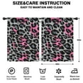 thumbnail image 2 of Blackout Kids Curtains,Gray and Pink Of Leopard Print Childrens Insulated Curtains Set Of 2,Bedroom Essentials,Toddler Room Decor 42"x54", 2 of 5