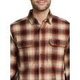 thumbnail image 3 of George Men's Long Sleeve Flannel Shirt, Sizes XS-3XLT, 3 of 8