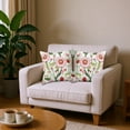 thumbnail image 6 of Linen Pillowcase with Printed Pattern, Soft Imitation Embroidery Cushion Cover for Sofa Decor and Multi-Use Home Accent, 6 of 6