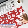 thumbnail image 4 of Long Mouse Pads for Desk,Red Christmas Santa Pattern Desk Mats on Top Of Desks, Desk Mouse Pad Extra Large with 3mm Non-Slip Base and Stitched Edge for Gaming,Office,Work,Home 31.5x11.8in, 4 of 5