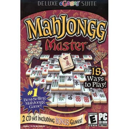 MahJongg Master: Deluxe Suite PC 2003 eGames Disc 1 & 2 Win 95 98 ME 2000