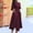 Burgundy-XL, variant on Burgundy Off-Shoulder Wrap Waist High-Low A-Line Midi Dress With Belt