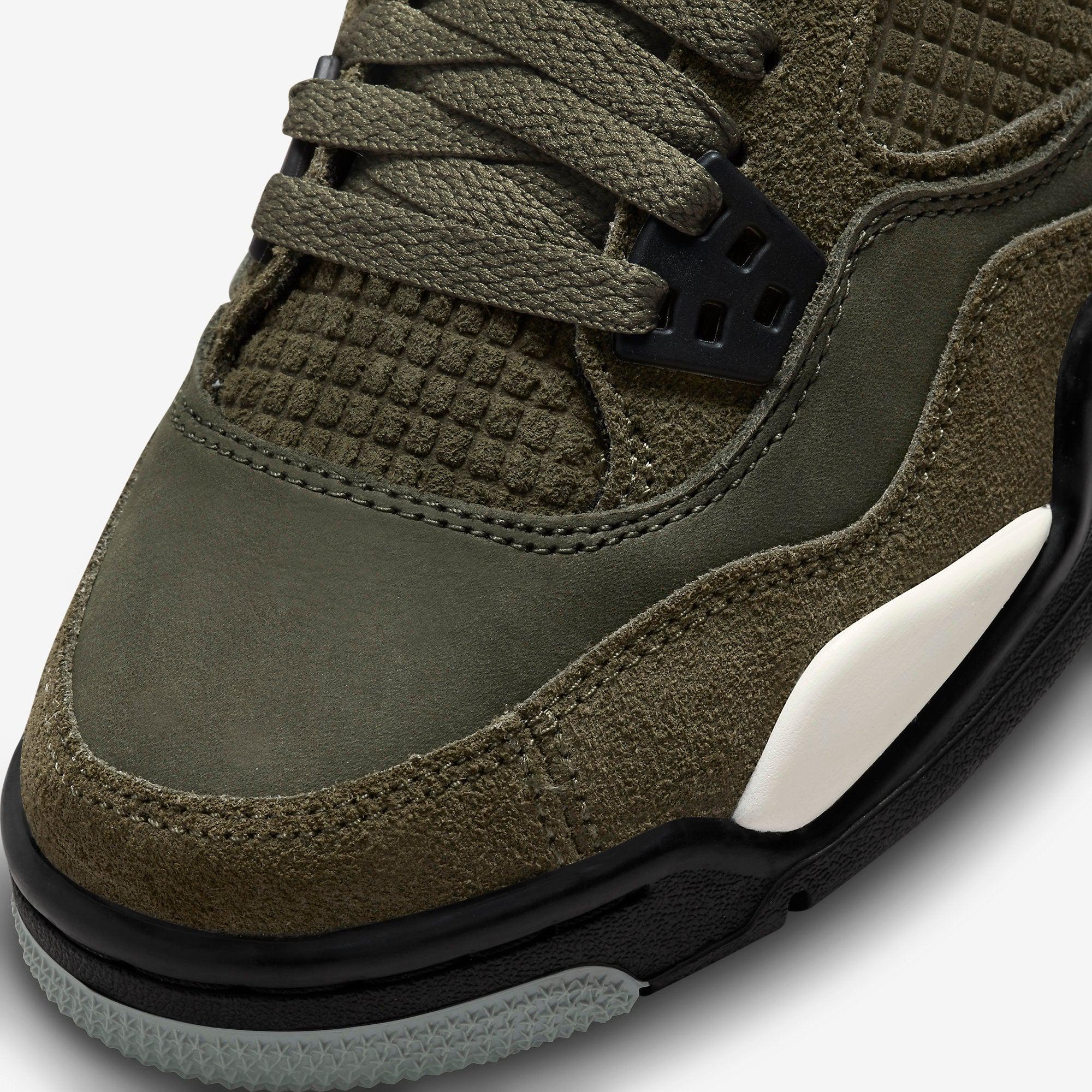 GS) Air Jordan 4 Retro SE Craft 'Medium Olive Canvas' (2023
