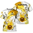 thumbnail image 4 of Custom 3D Bowling Shirts Personalized for Men and Women - Unique Team Shirt & Gifts for Bowling Lovers (Black, M), 4 of 10