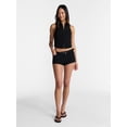 thumbnail image 2 of No Boundaries Belted Woven Shorts, 1.5" Inseam, Women’s XXS-XXL, 2 of 5