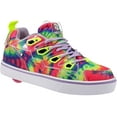 thumbnail image 2 of HEELYS Youth Kids Tracer Wheels Skate Sneaker Shoes Purple/Neon Yellow/Tie Dye, Numeric_3, 2 of 5