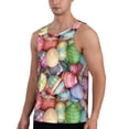 thumbnail image 2 of Gaeub Easter Eggs Men's Athletic Tank Top, Workout Sleeveless Shirts, Running Tank Tops for Gym, Running, Training - XX-Large, 2 of 9