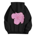 thumbnail image 7 of CONFREE Womens Hoodies Floral Prints Hoodies For Women Trendy Long Sleeve Casual Pullover Sweatshirts With Pockets Comfy Winter Clothes, 7 of 7