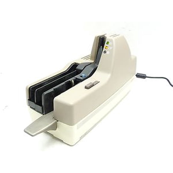 Restored Unisys SourceNDP SDP56-SYA Check Scanner High-Speed MICR, USB/Serial Connectivity, Front and Back Imaging (Refurbished)