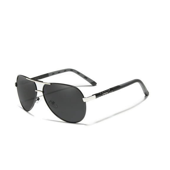 KINGSEVEN Classic Alloy Frame Pilot Sunglasses Driving Vacation UV400 Polarized Eyewear