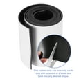 thumbnail image 4 of Uxcell Adhesive Neoprene Rubber Strips Sheet 4" x 60" x 1/16" White Rubber Weather Stripping for Sound-Proofing 1Pcs, 4 of 7