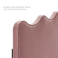 thumbnail image 6 of Headboard, King Size, Velvet, Pink, Modern Contemporary Urban Design, Bedroom Master Guest Suite, 6 of 10