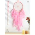 thumbnail image 3 of WISOLT Dream Catcher - Pink Feather, DIY Handmade, Ideal for Girls' Room Decor, Birthday Gift for Bestie, 3 of 5
