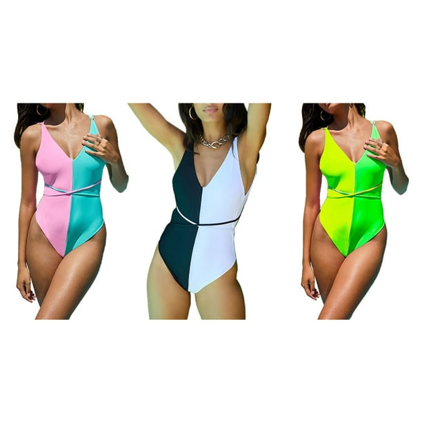 Competitive One piece Swimsuit Women Vintage Swimwear for girls