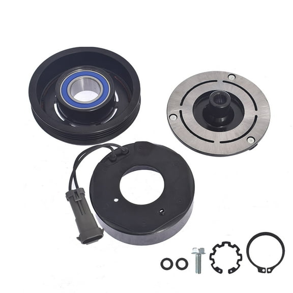LABLT New AC Compressor Clutch Kit Pulley Coil Plate for 00-13 Chevrolet Silverado 1500 Fits select: 2008 CHEVROLET SILVERADO K1500, 2007 CHEVROLET SILVERADO C1500 CREW CAB
