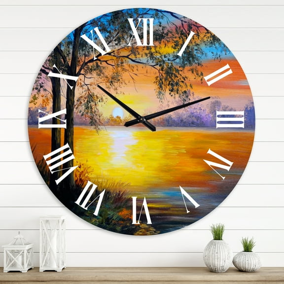 Designart 1 in Quartz Traditional Wall Clock