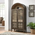 thumbnail image 4 of Modway Nolan Arched Bar Cabinet in Dark Walnut, 4 of 10