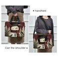 thumbnail image 6 of 16" Laptop Briefcase for Work Travel Laptop Shoulder Bag Carrying Handbag Laptop Case Snowman and Birds, 6 of 8