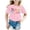 Pink, variant on XEGLSBU Girls T-Shirts 7-8 Kids' Back to School Graphic Short Sleeve Round Neck Tee Bright & Comfortable for Boys & Girls Pink Size 4-5 Years