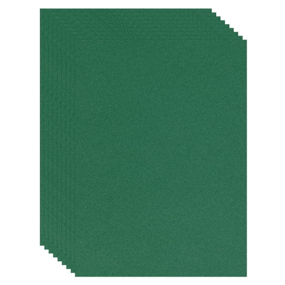 Uxcell 8.3x11.4 Papiers Pastel Poncés Colorés, Vert Foncé, 10 Pcs