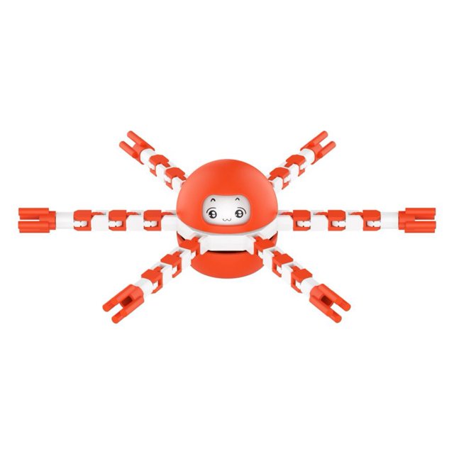 Giroscopio Transformable, cadena de juguete, Robot de juguete DIY, espiral mecánica, Robot Deformable, juguete de descompresión para niños y adultos
