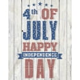 thumbnail image 2 of Kimberly, Allen 26x32 Gold Ornate Wood Framed with Double Matting Museum Art Print Titled - Happy Independence Day, 2 of 4