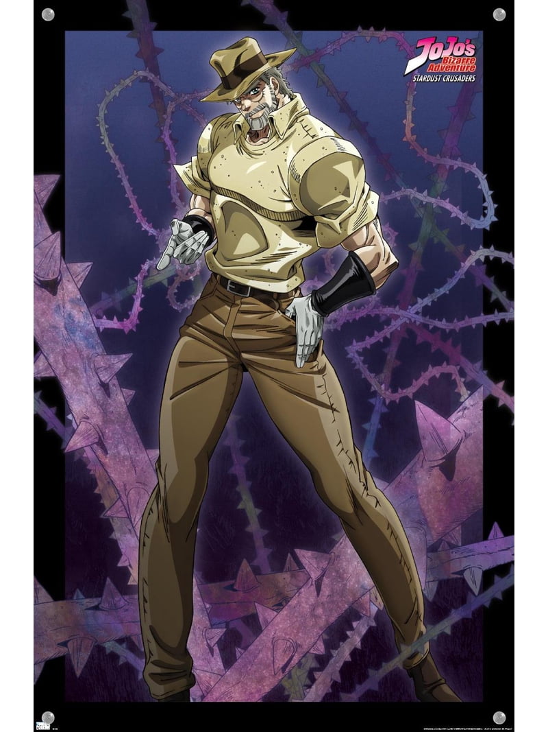 JoJo's Bizarre Adventure - Joseph and Hermit Purple Wall Poster