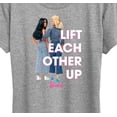 thumbnail image 3 of Barbie - Lift Each Other Up - Women's Short Sleeve Graphic T-Shirt, 3 of 5