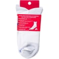 thumbnail image 2 of MediPeds CoolMax Quarter Casual Socks, Large, 4 Pack, 2 of 3