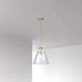 thumbnail image 3 of Dainolite 871P-AGB Clear Pendant, 3 of 3
