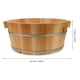 thumbnail image 3 of ColoMX Lavabo de madera para remojo de pies, cubo de spa para pedicura, barril para pedicura, tina de lavado, tina para uso doméstico, al aire libre y de viaje., 3 of 7