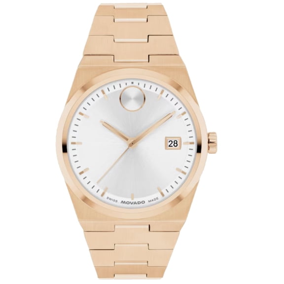Movado BOLD Quest Women's Rose Gold-Tone Quartz Watch 3601188