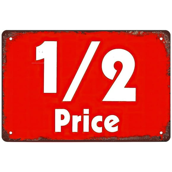 Retro Funny Metal Sign Sheet Signs Tin Sign,1-2 PRICE 8 x 12 Inches