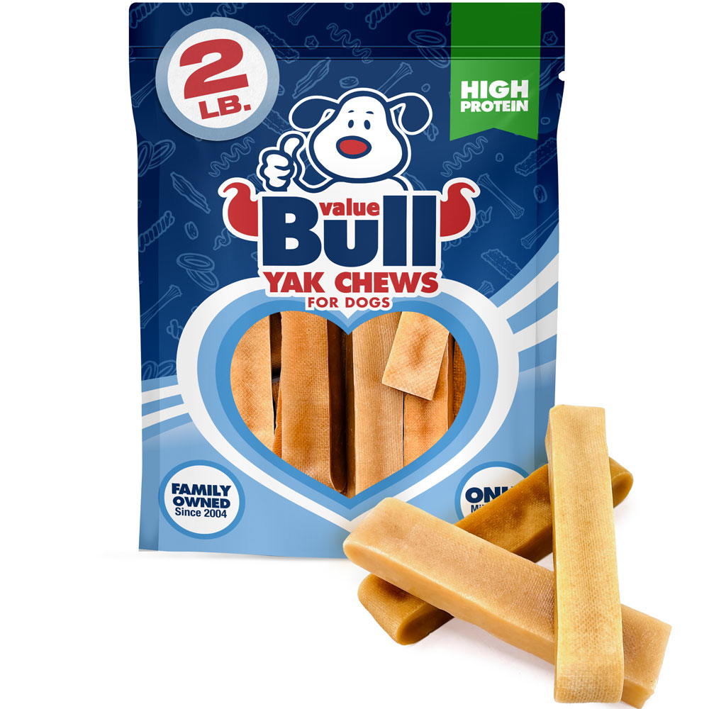 ValueBull Yak Cheese For Dogs, Premium Chhurpi Chews, Extra Large, 2