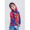 thumbnail image 2 of Marvel Spider-Man Little Boys Fleece Zip Up Cosplay Hoodie Toddler to Big Kid, 2 of 5
