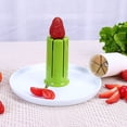 thumbnail image 2 of Separador de pepinos, rebanador de zanahorias y fresas, cortador de pétalos, divisor creativo de corte de tiras de pepino para verduras y frutas, 10,4x5,25x10,7 cm, 2 of 4